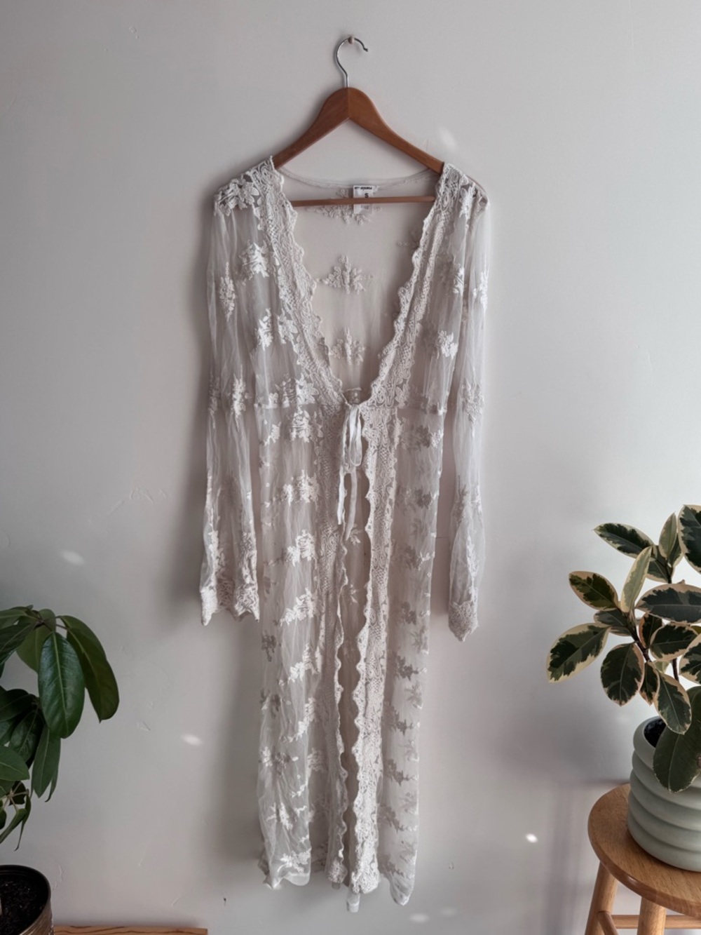 Vintage Lace Robe